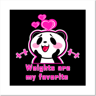 Panda Weights Posters and Art